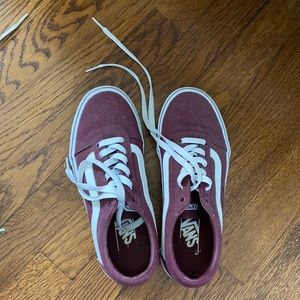 Brand new worn once vans